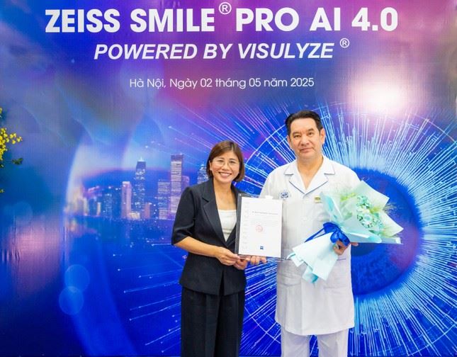Hệ thống bệnh viện Mắt Quốc tế Việt - Nga tiên phong tiếp nhận chuyển giao công nghệ ZEISS SMILE PRO AI 4.0