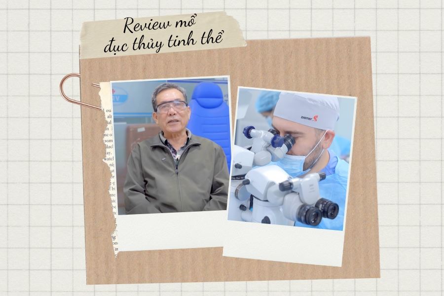 Thị lực chỉ còn 1/10 do biến chứng tiểu đường, U80 tìm lại ánh sáng sau ca mổ đục thủy tinh thể