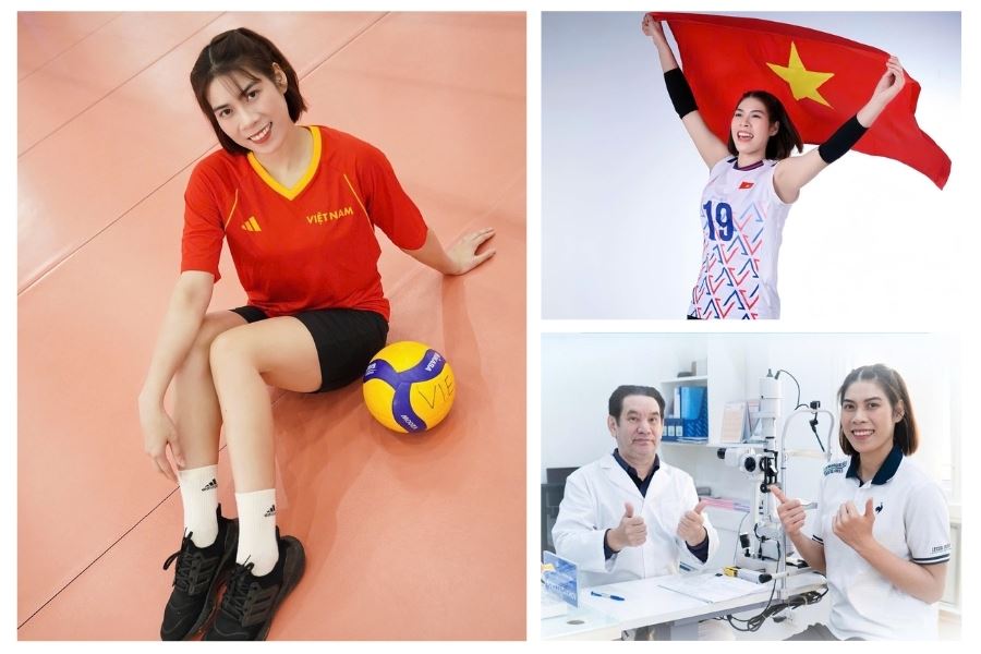 VĐV bóng chuyền Lâm Oanh xóa cận Smile Pro AI 4.0 để giữ vững phong độ thi đấu đỉnh cao