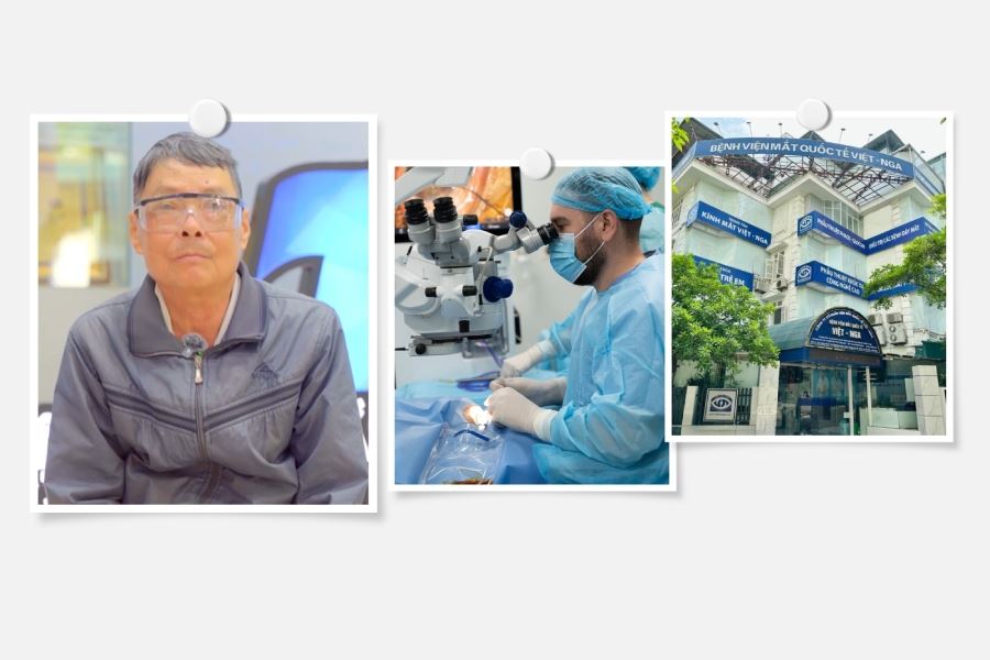 Đi đâu cũng phải có người dìu vì mắt mù dở, U70 nhìn nét căng sau mổ đục thủy tinh thể