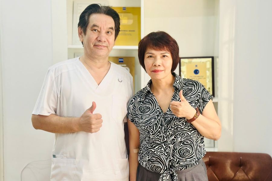 Phiên dịch viên Mắt Việt – Nga chia sẻ trải nghiệm và kết quả thị lực sau phẫu thuật lão thị