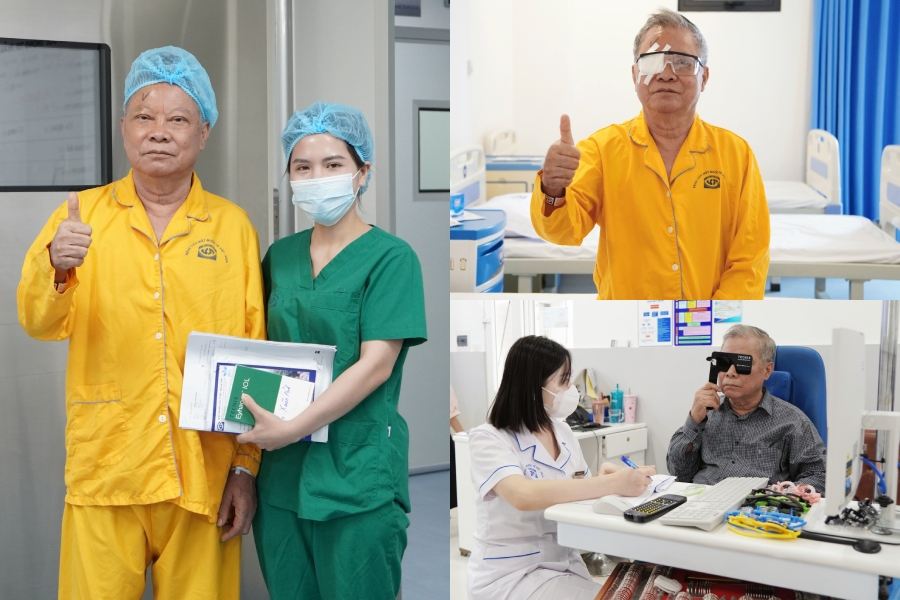 Mổ đục thủy tinh thể, U80 bất ngờ vì đôi mắt sáng rõ như thuở 25
