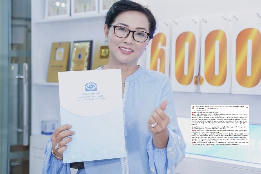 Nghệ sĩ Phương Dung chia sẻ trải nghiệm phẫu thuật đục thủy tinh thể tại Mắt Việt – Nga