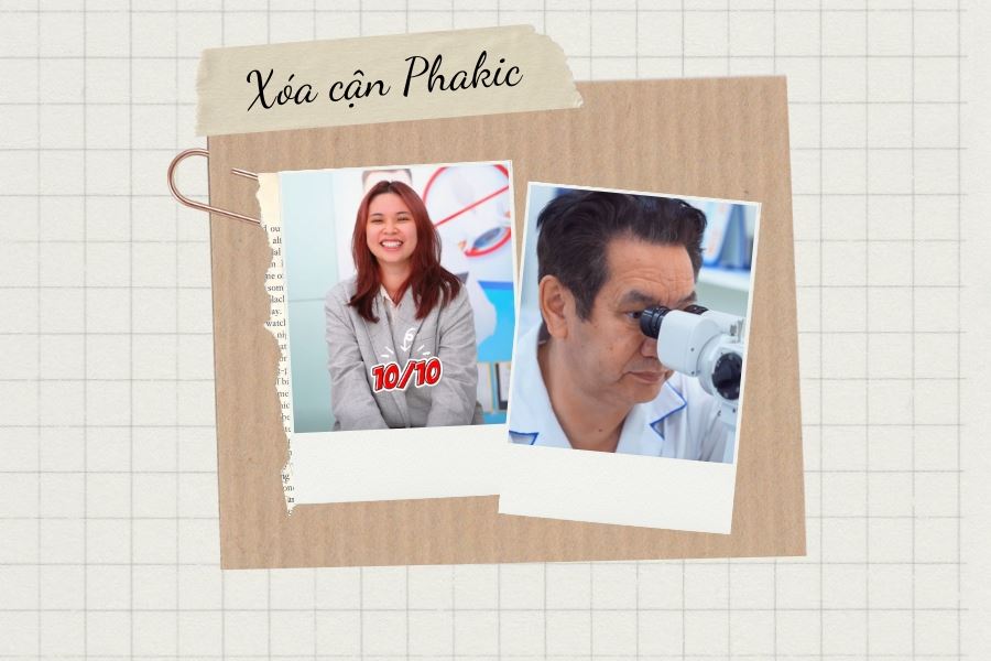 [Review] Cả hai mắt cận loạn 5 diop, cô nàng 2K tìm lại thị lực 10/10 nhờ phương pháp Phakic 