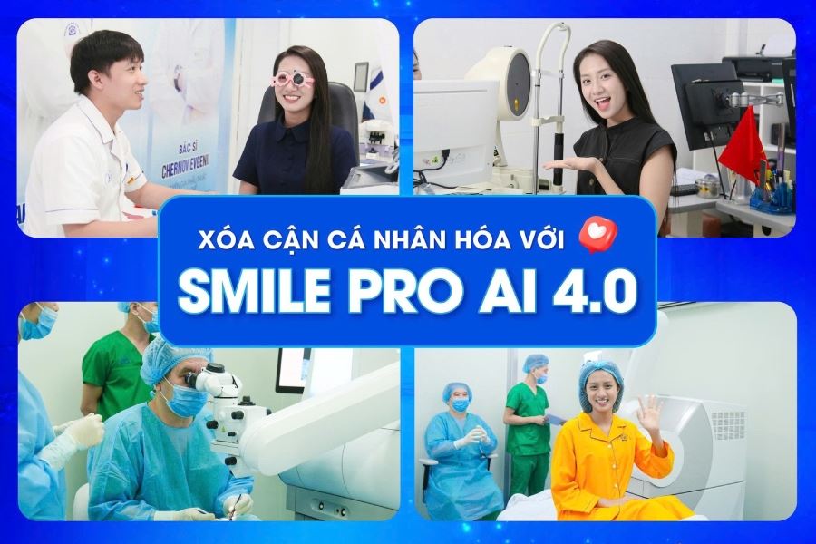 Những lý do nên chọn xóa cận Smile Pro AI 4.0 tại Mắt Việt – Nga