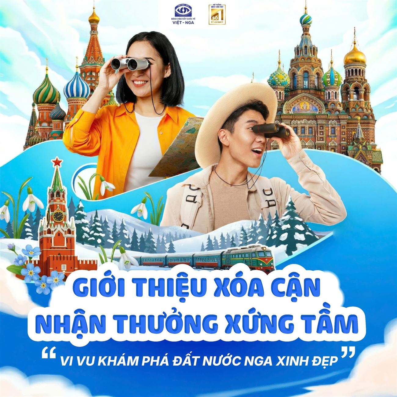 Lan tỏa giá trị – Nhân đôi đặc quyền: Rinh ngay giải thưởng khủng tại Mắt Việt – Nga