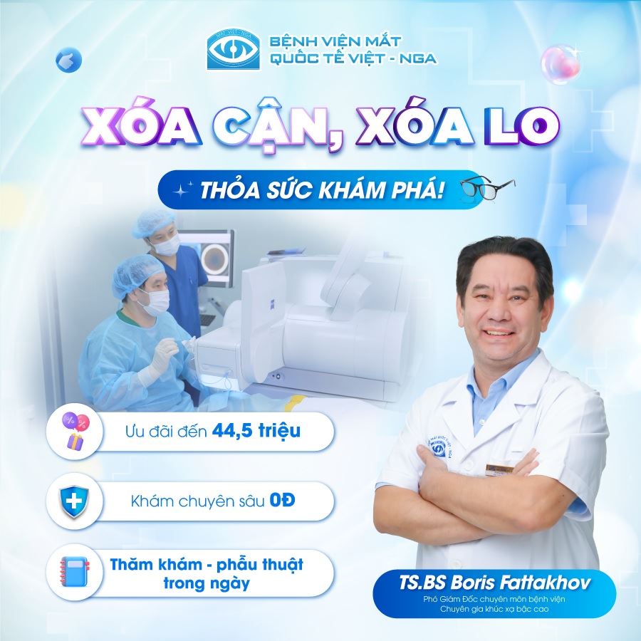 Siêu ưu đãi bùng nổ tháng 10: Xóa cận Xóa lo - Thỏa sức khám phá